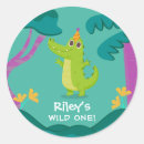 Search for alligator stickers First birthday