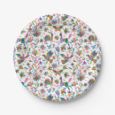 Recherche de broderie assiettes en papier Coloré