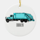 Search for garbage ornaments Trash truck