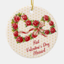 Search for vintage valentine ornaments Heart