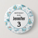 Recherche de baleine mignonne badges Bleu