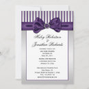 Search for purple and silver wedding invitations Trendy