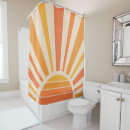 Search for retro shower curtains Orange