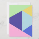 Recherche de nature abstraite invitations Coloré