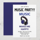 Search for headphone invitations Music