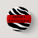 Search for entourage buttons Maid of honour