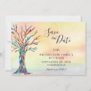 Search for colourful save the dates Rustic boho