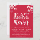 Search for snowflake invitations Red