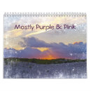 Search for purple calendars Sunset