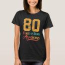 Search for moms 80th birthday tshirts Dad