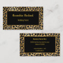 Search for animal print business cards Contact information