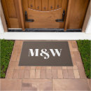 Search for initial doormats Brown