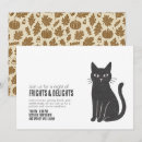 Search for black cat halloween invitations Autumn