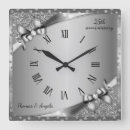 Search for 25th anniversary clocks Luxury