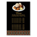 Search for menu table cards Gold