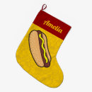 Recherche de saucisse chaussette de noël Hot dog
