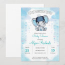 Search for navy blue elephant baby shower invitations Unique