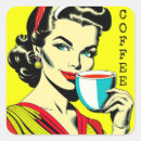 Search for retro lady stickers Woman