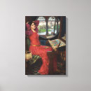 Search for medieval canvas prints Lady