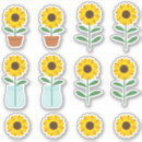 Recherche de pot maçon autocollants Fleurs