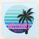 Recherche de miami beach dessous de verres Océan