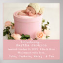Search for birth announcement posters Blue