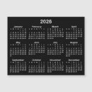 Search for black and white calendars Simple