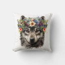 Search for wolf pillows Pretty