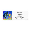 Search for black kittens return address labels Cute