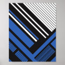 Recherche de bleu noir posters Lignes