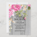 Search for rustic wood baby shower invitations Flowers
