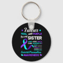 Search for teal ribbon keychains Suicide
