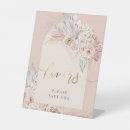 Search for floral wedding tabletop signs Elegant