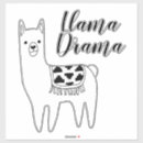 Search for drama llama stickers Girly