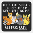 Search for funny cat sayings stickers Kitten