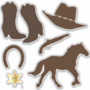 Recherche de westerns autocollants Chevaux