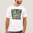 Recherche de nénuphars de monet tshirts Rivière