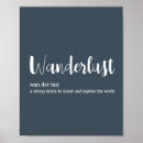 Search for wanderlust posters Text