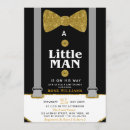 Search for little man baby shower invitations Blue