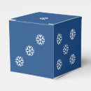 Search for snowflake favour boxes White