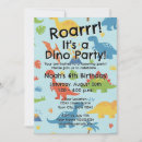 Search for tyrannosaurus rex birthday invitations Prehistoric