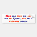 Search for texas bumper stickers Gun