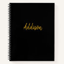 Search for black and gold notebooks Student