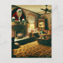 Search for scary creepy postcards Santa