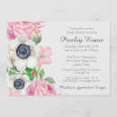 Search for anemone bridal shower invitations Flowers