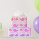 Recherche de baleines mignonnes papier cadeau Baby shower