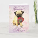 Search for pug mothers day cards Puppy