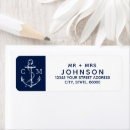 Search for beach wedding invitations return address labels Anchor