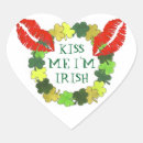 Search for irish heart stickers Shamrock