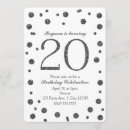 Recherche de 20ème anniversaire invitations Célébration